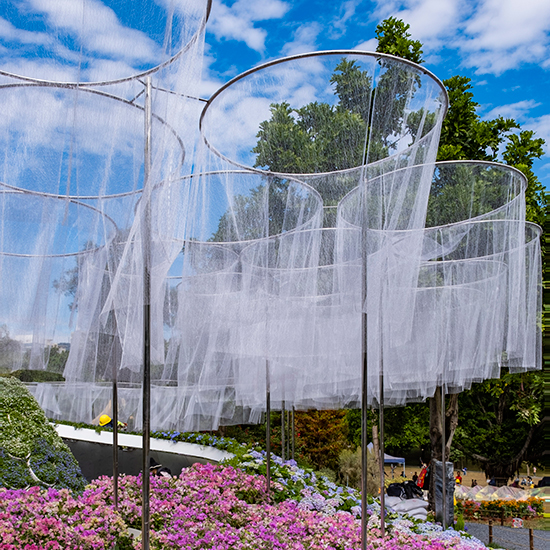 2021 粵港澳大灣區深圳花展寶安區精品花園布展項目